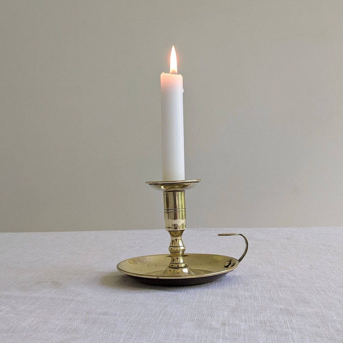 Antique Brass Chamberstick