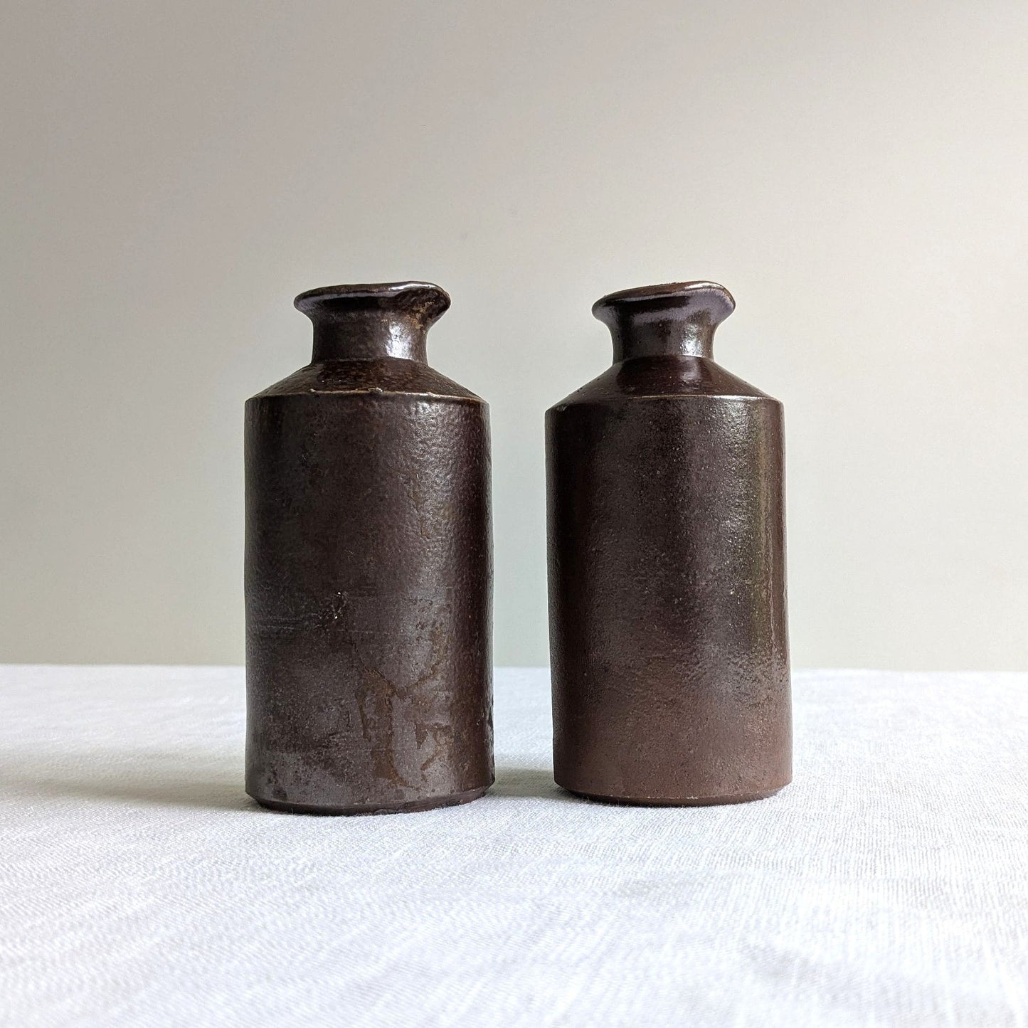 Antique Pouring Bottle Pair