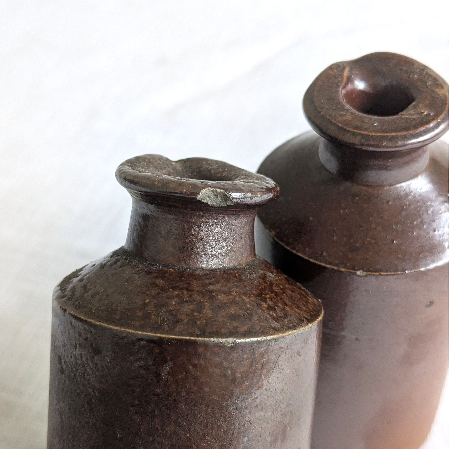 Antique Pouring Bottle Pair