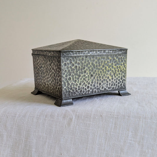 Arts & Crafts Pewter Box