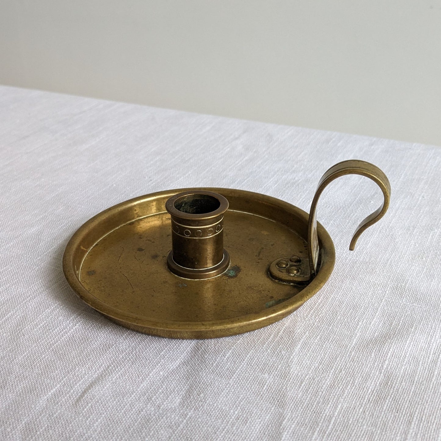 Arts & Crafts Brass Chamberstick