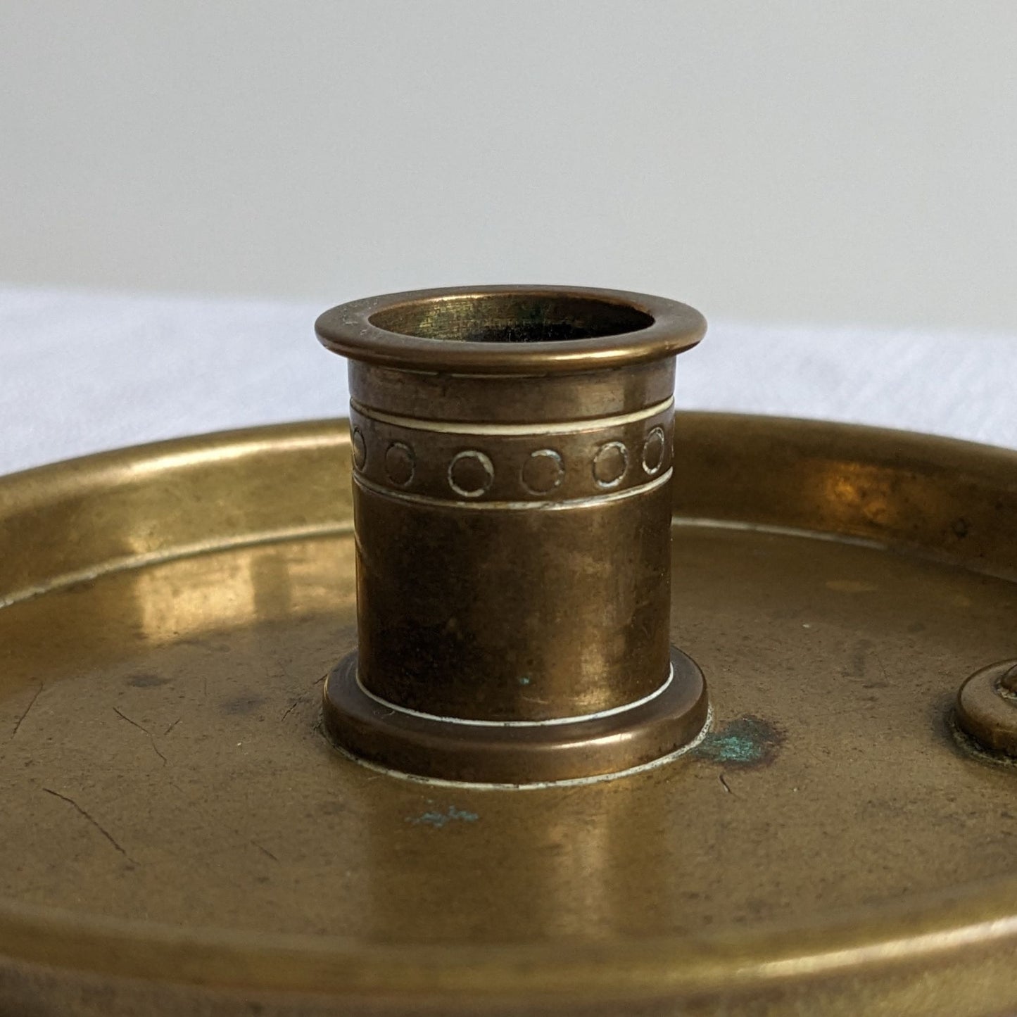 Arts & Crafts Brass Chamberstick