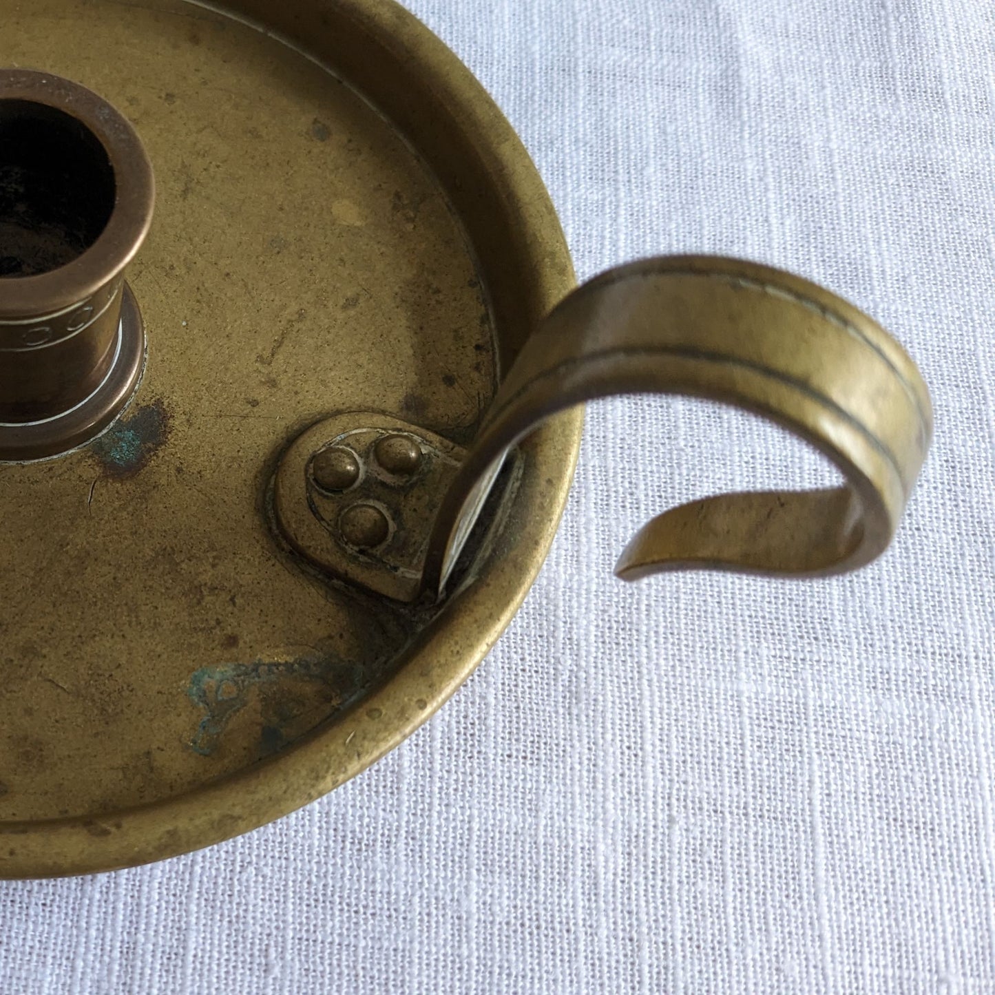 Arts & Crafts Brass Chamberstick