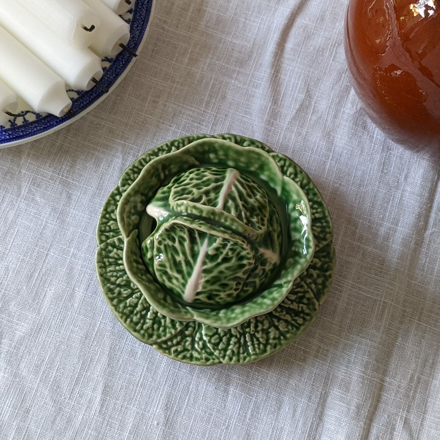Bordallo Pinheiro Cabbage Leaf Pot