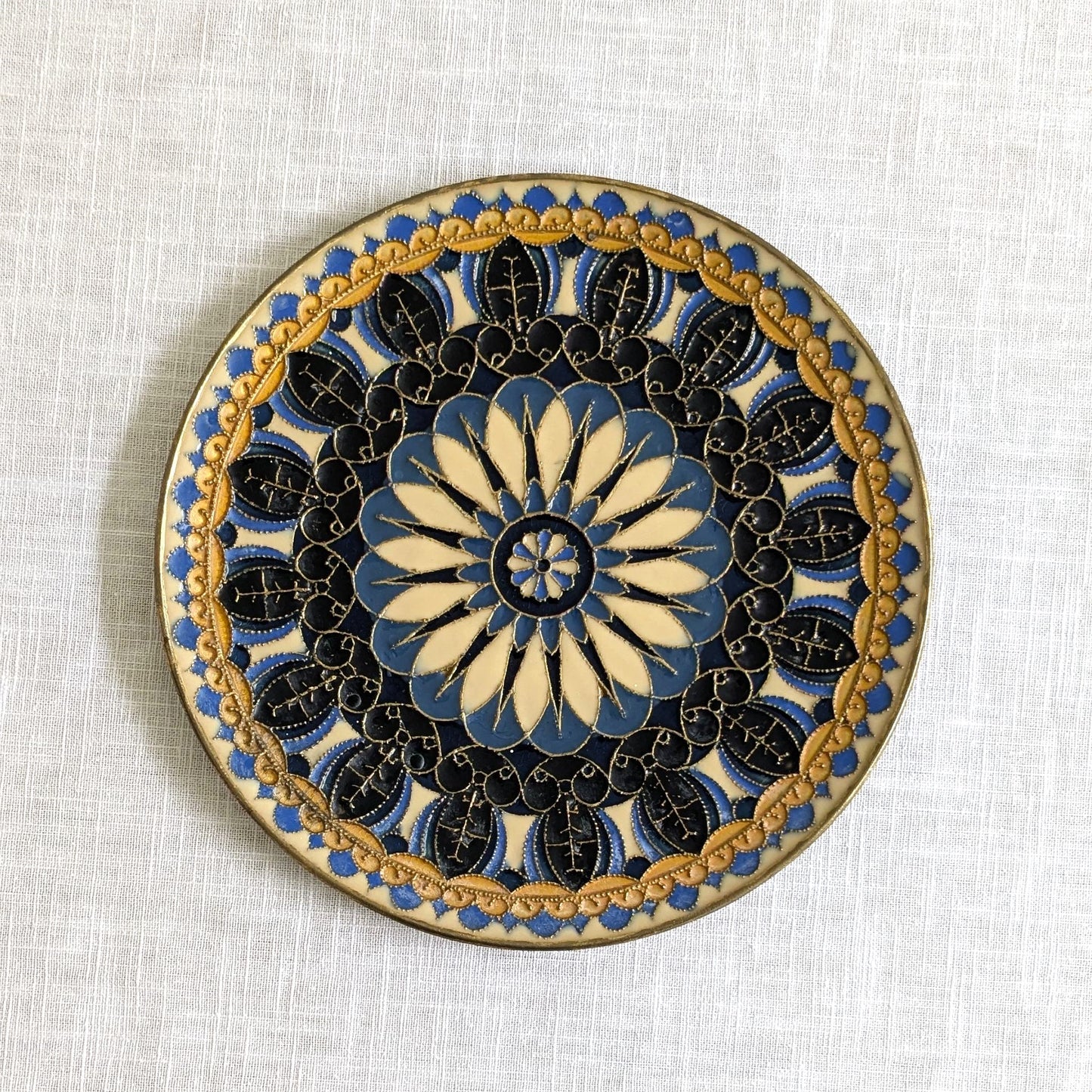 Brass Mandala Wall Plate
