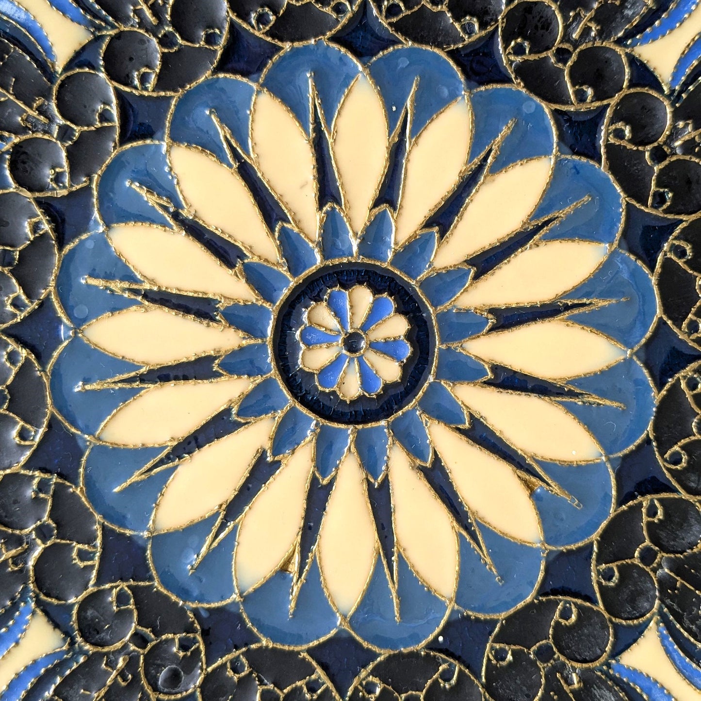 Brass Mandala Wall Plate