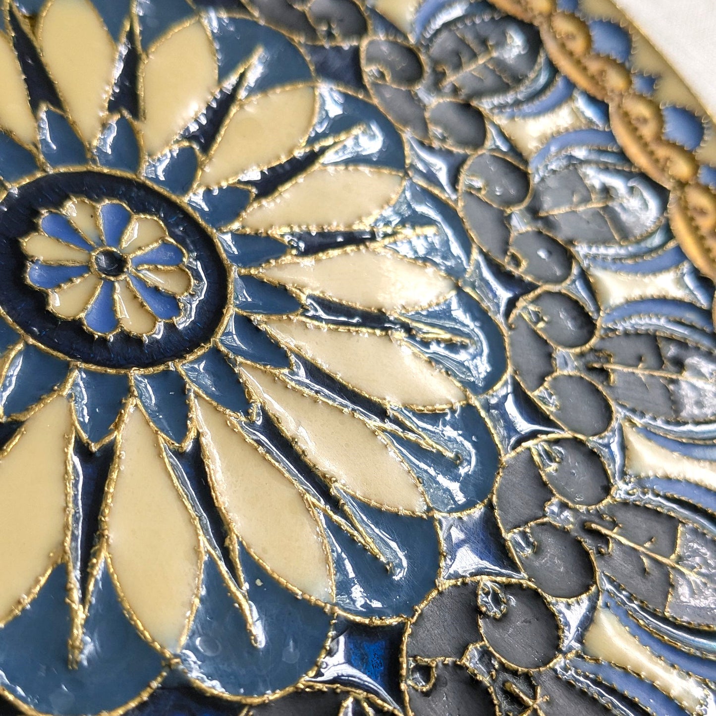 Brass Mandala Wall Plate
