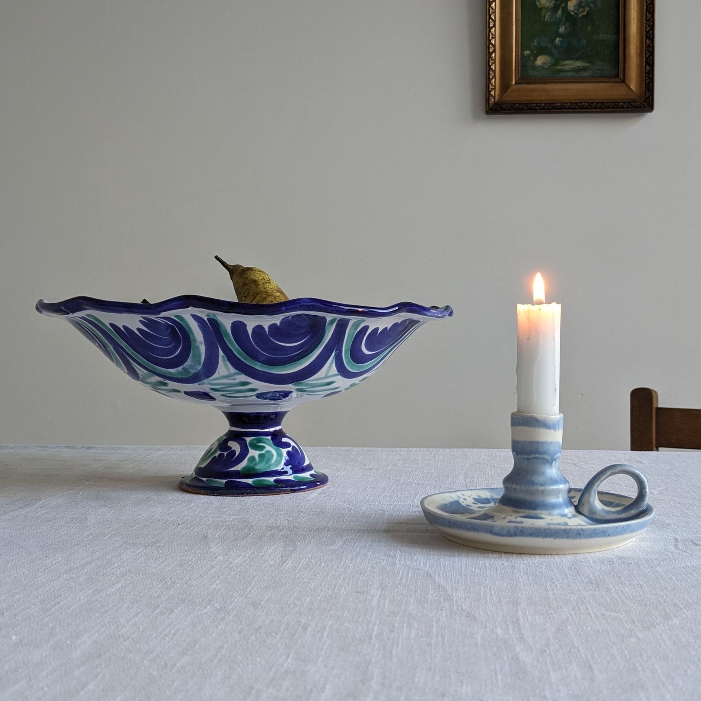 Fajalauza Pedestal Bowl