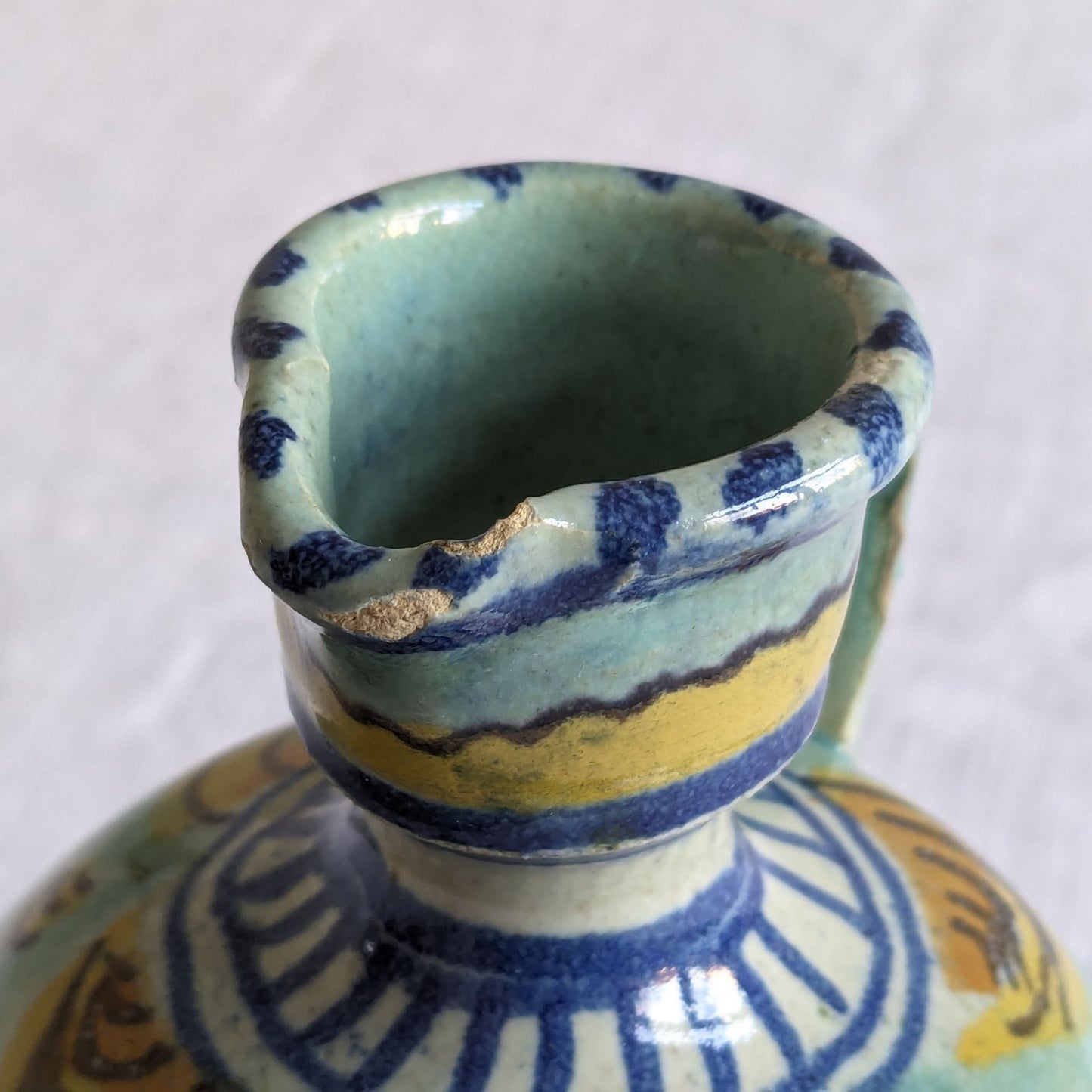 Rustic Folk Art Flagon