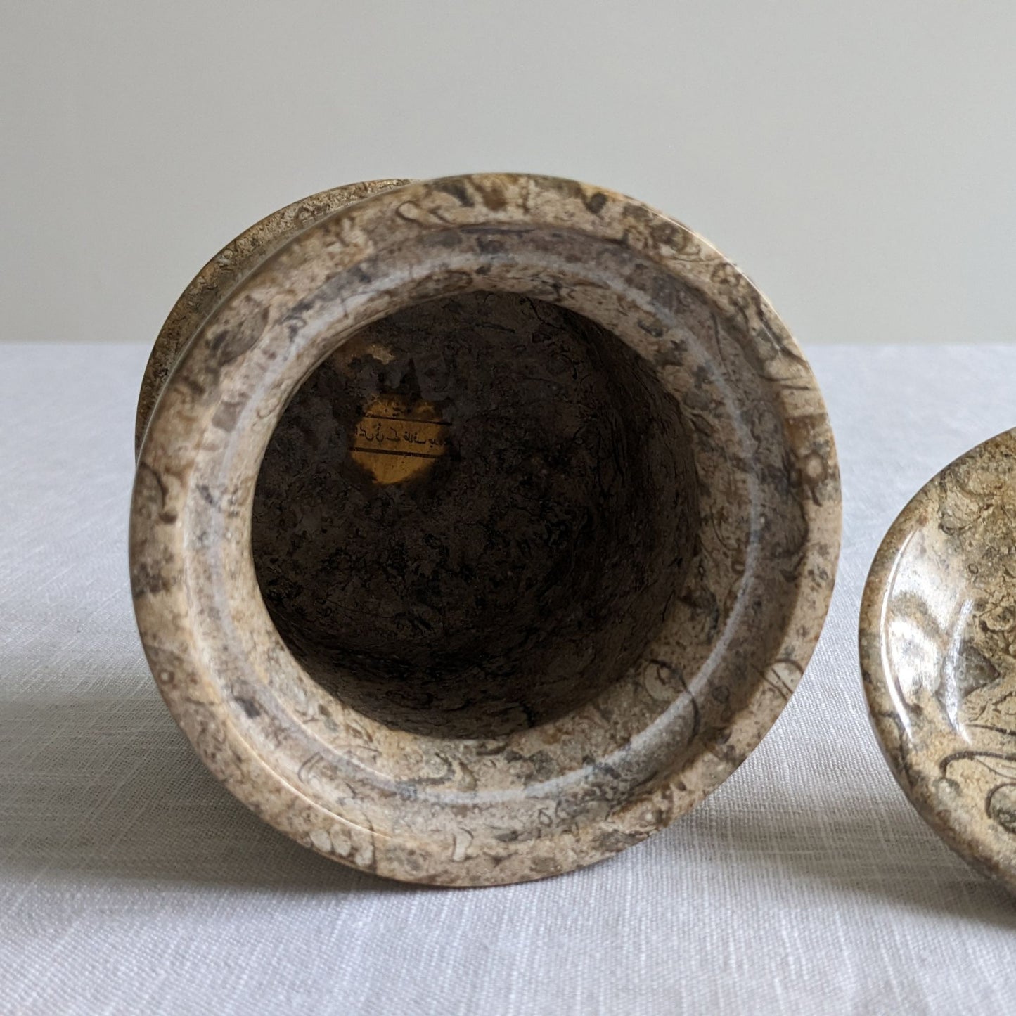 Fossil Stone Jar