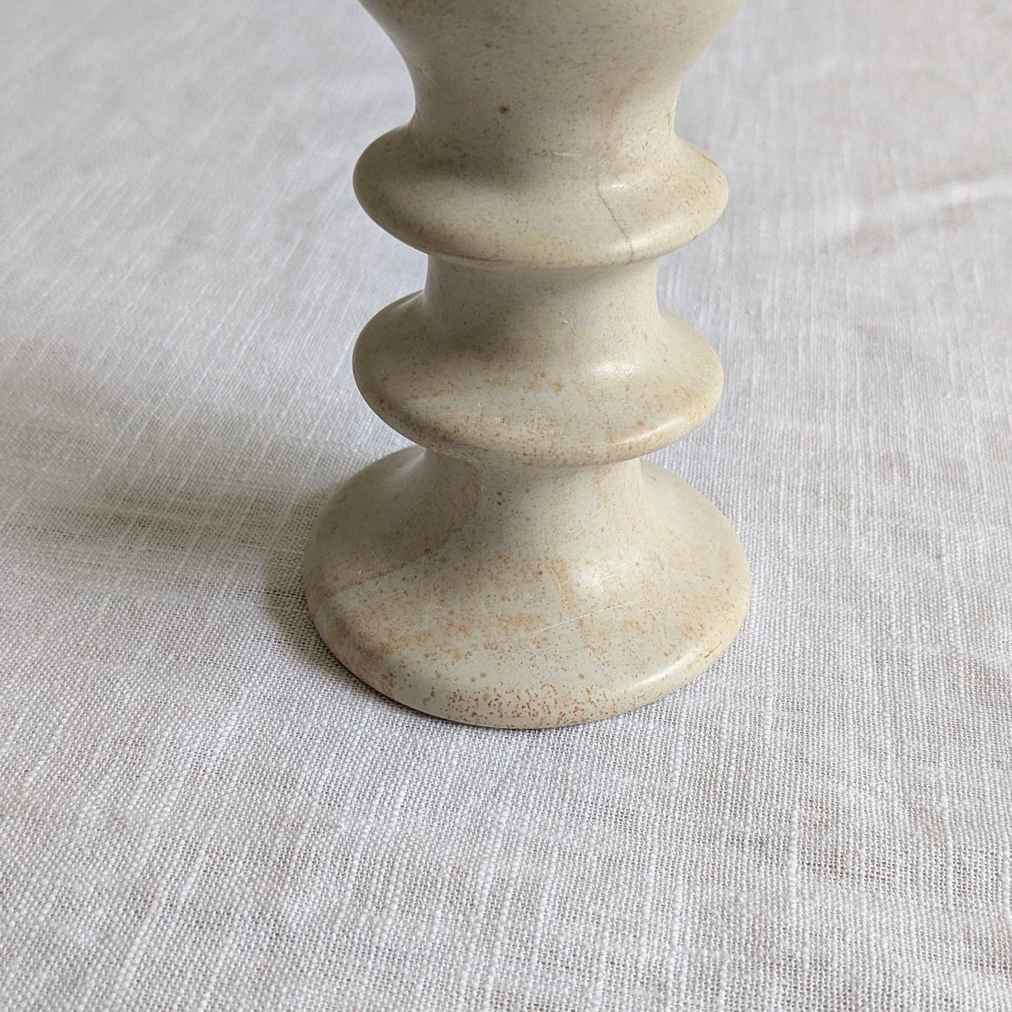 Sculptural Soapstone Candlestick