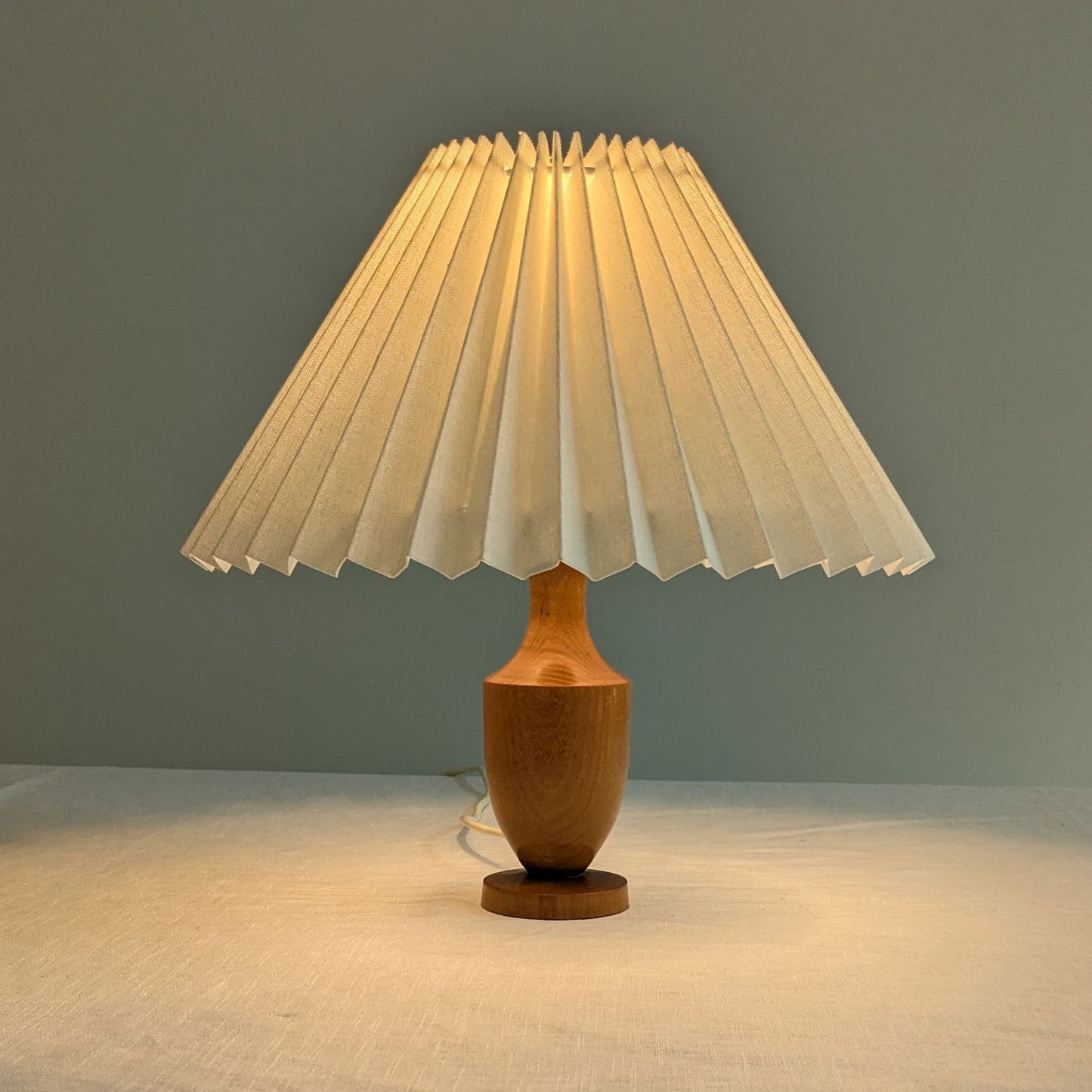 Mid Century Wood Lamp