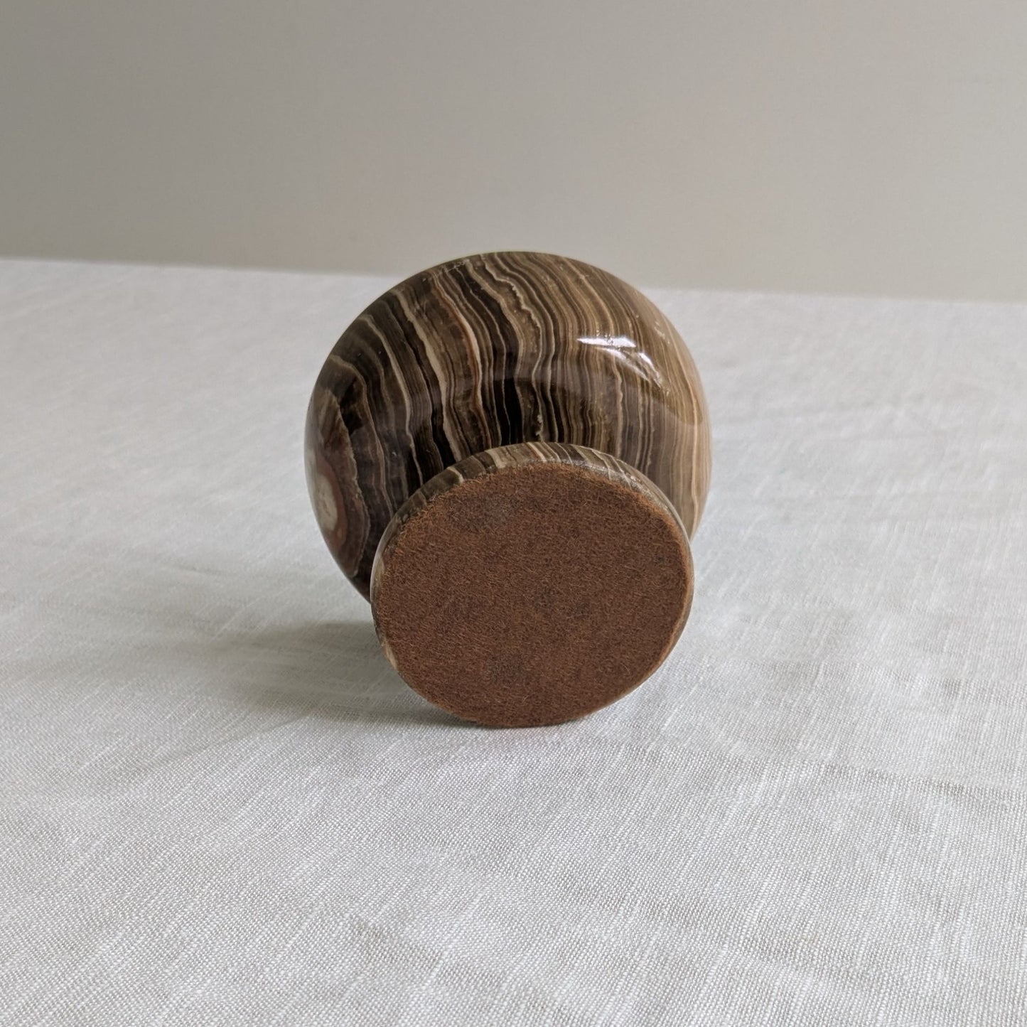 Onyx Pedestal Candle Holder
