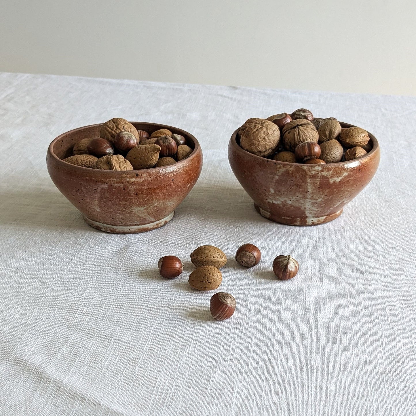 Rustic Nibble Bowl Pair