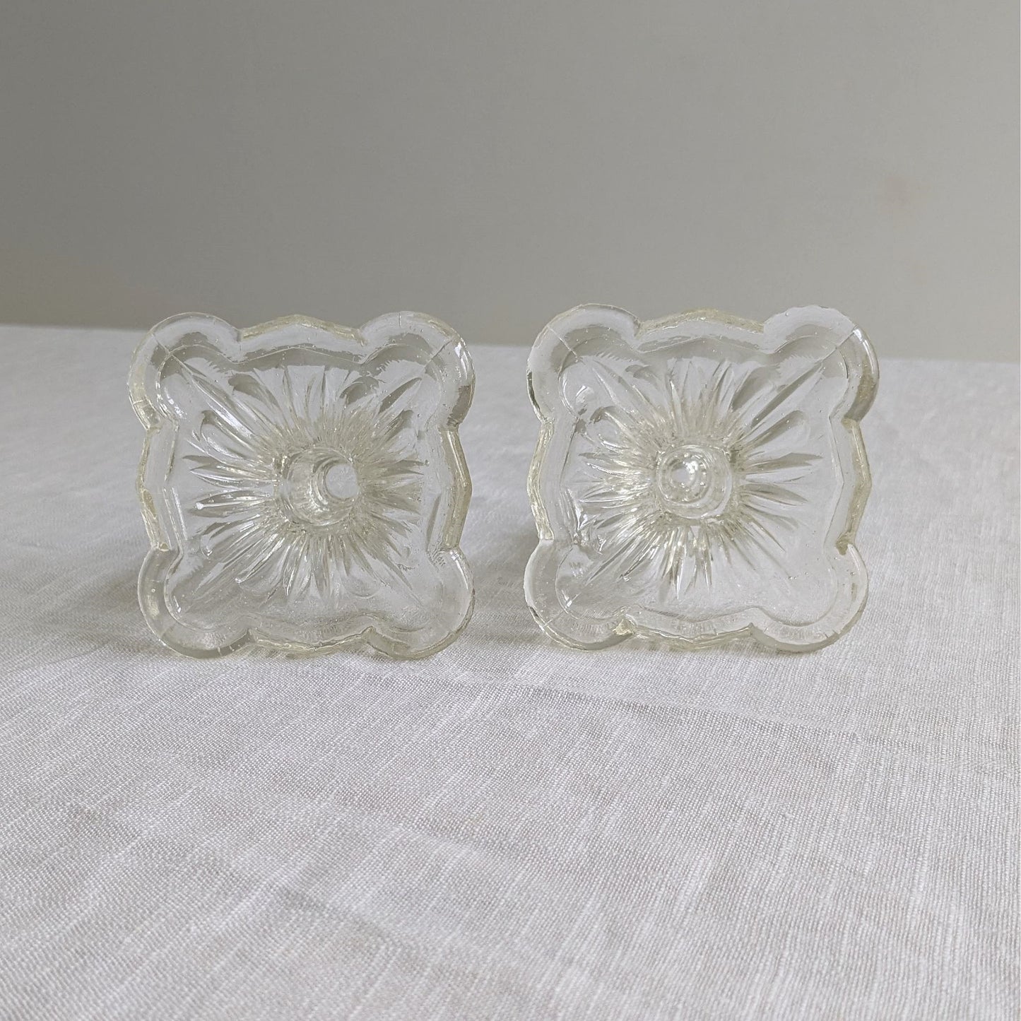 Scalloped Base Candlesticks