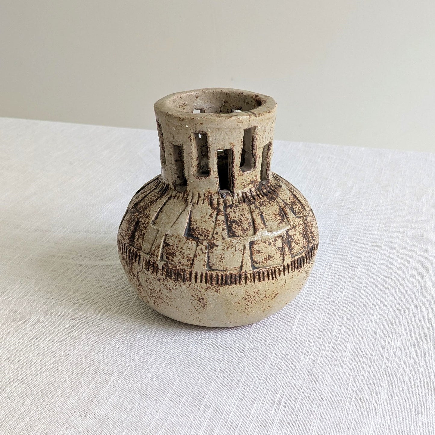 Brutalist Studio Vase