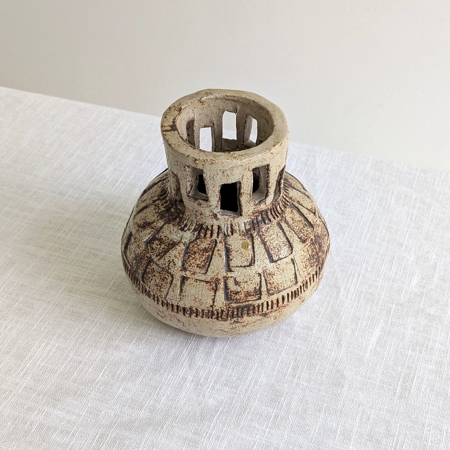 Brutalist Studio Vase