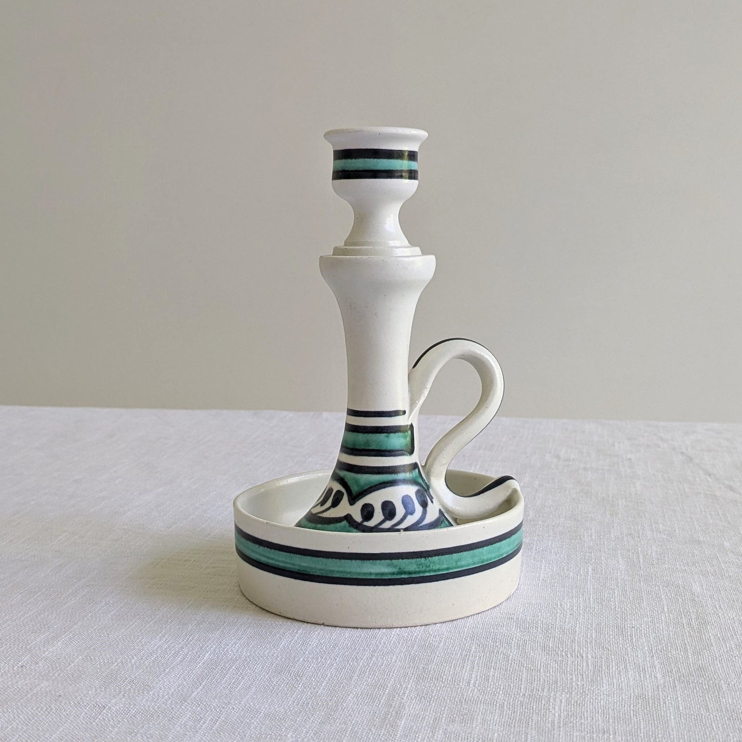 Tall Ceramic Chamberstick