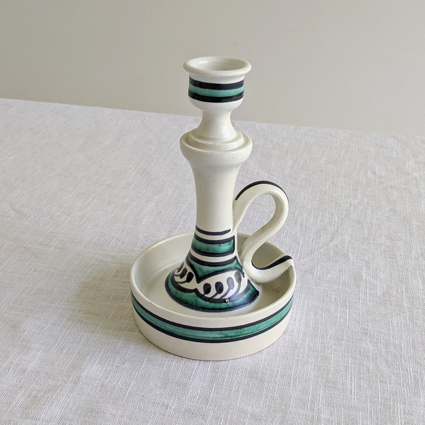 Tall Ceramic Chamberstick