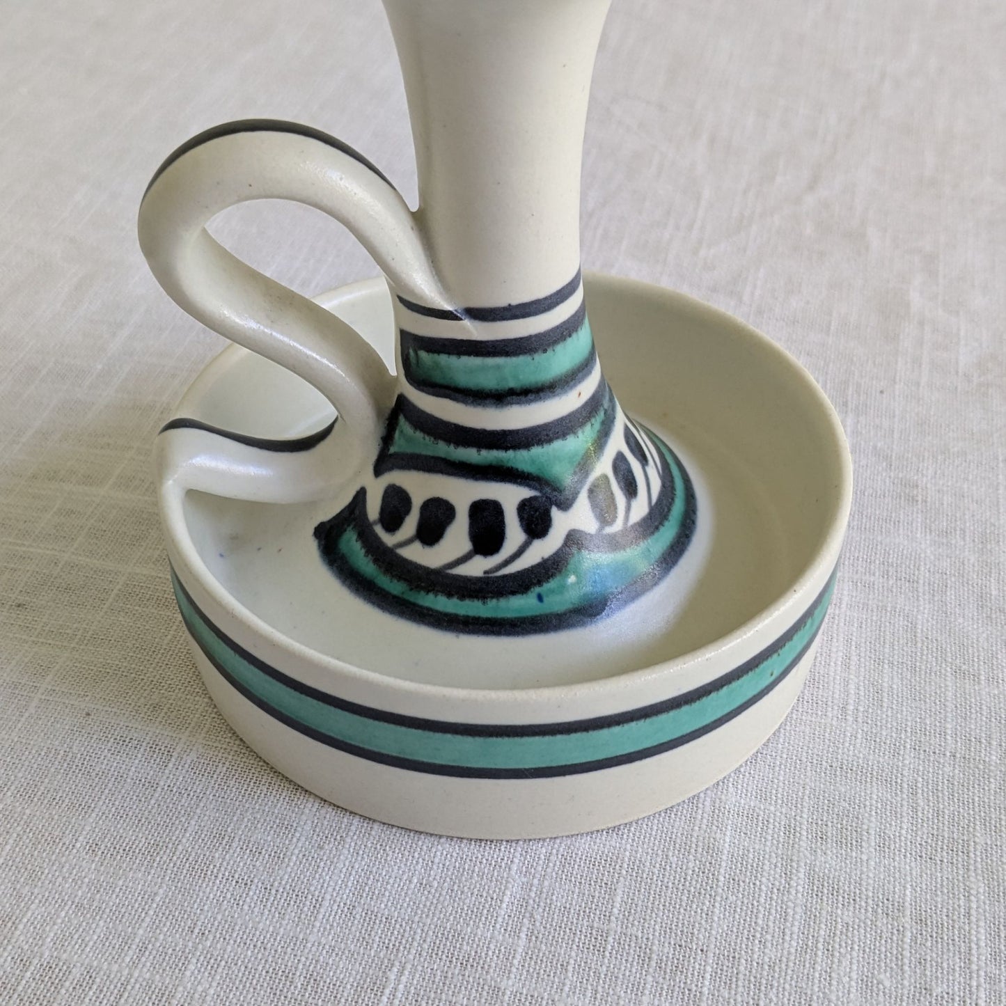 Tall Ceramic Chamberstick