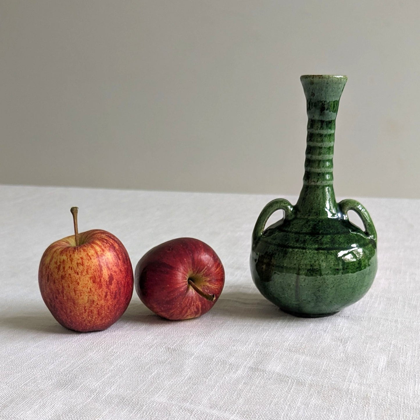 Spanish Green Glaze Vase