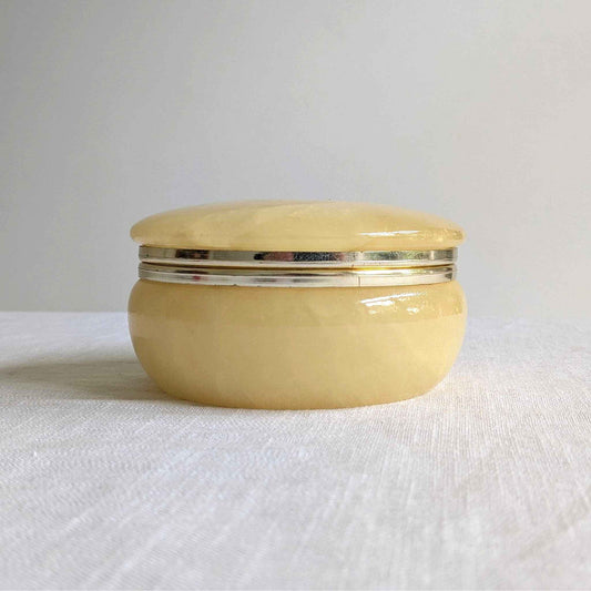 Italian Lemon Alabaster Box