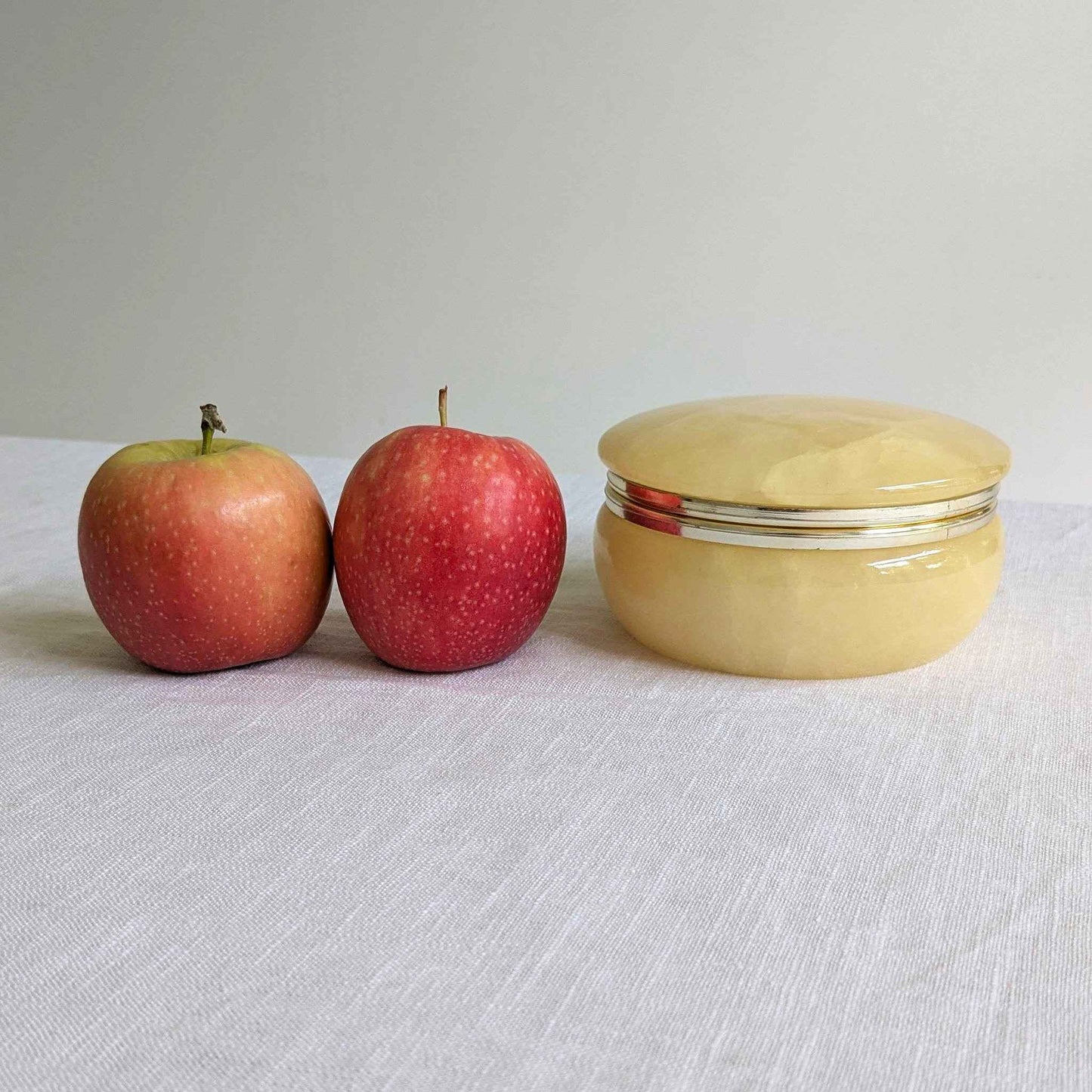 Italian Lemon Alabaster Box