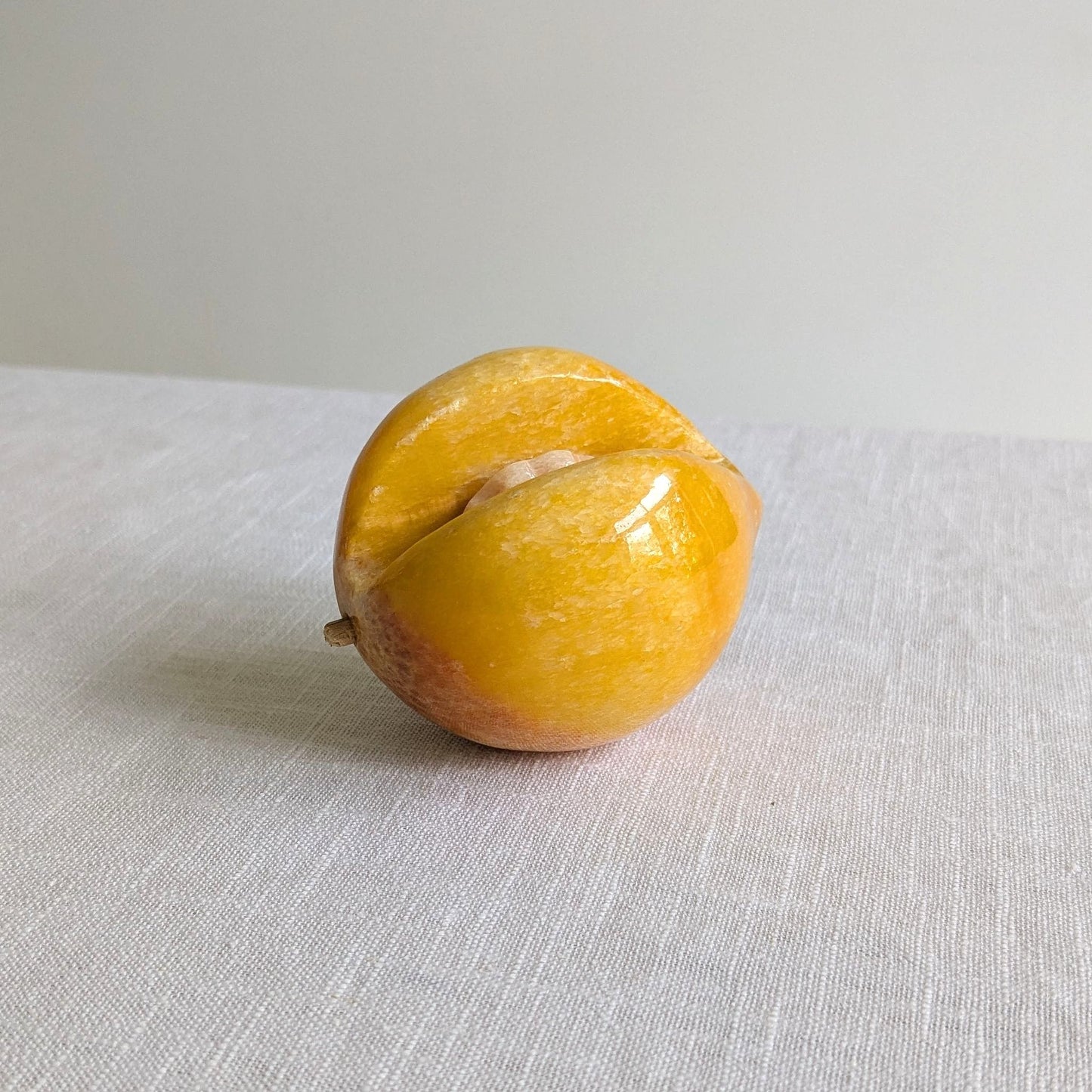 Mid Century Alabaster Peach
