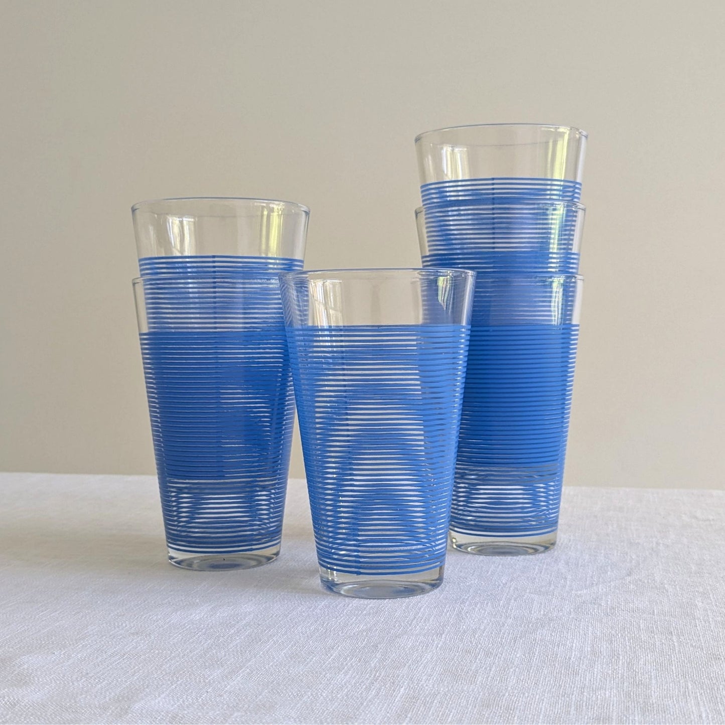 Vintage Striped Glasses