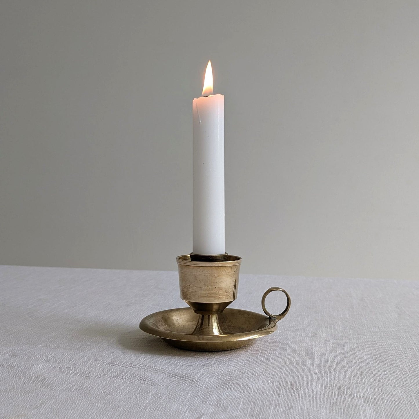 Vintage Brass Candle Holder