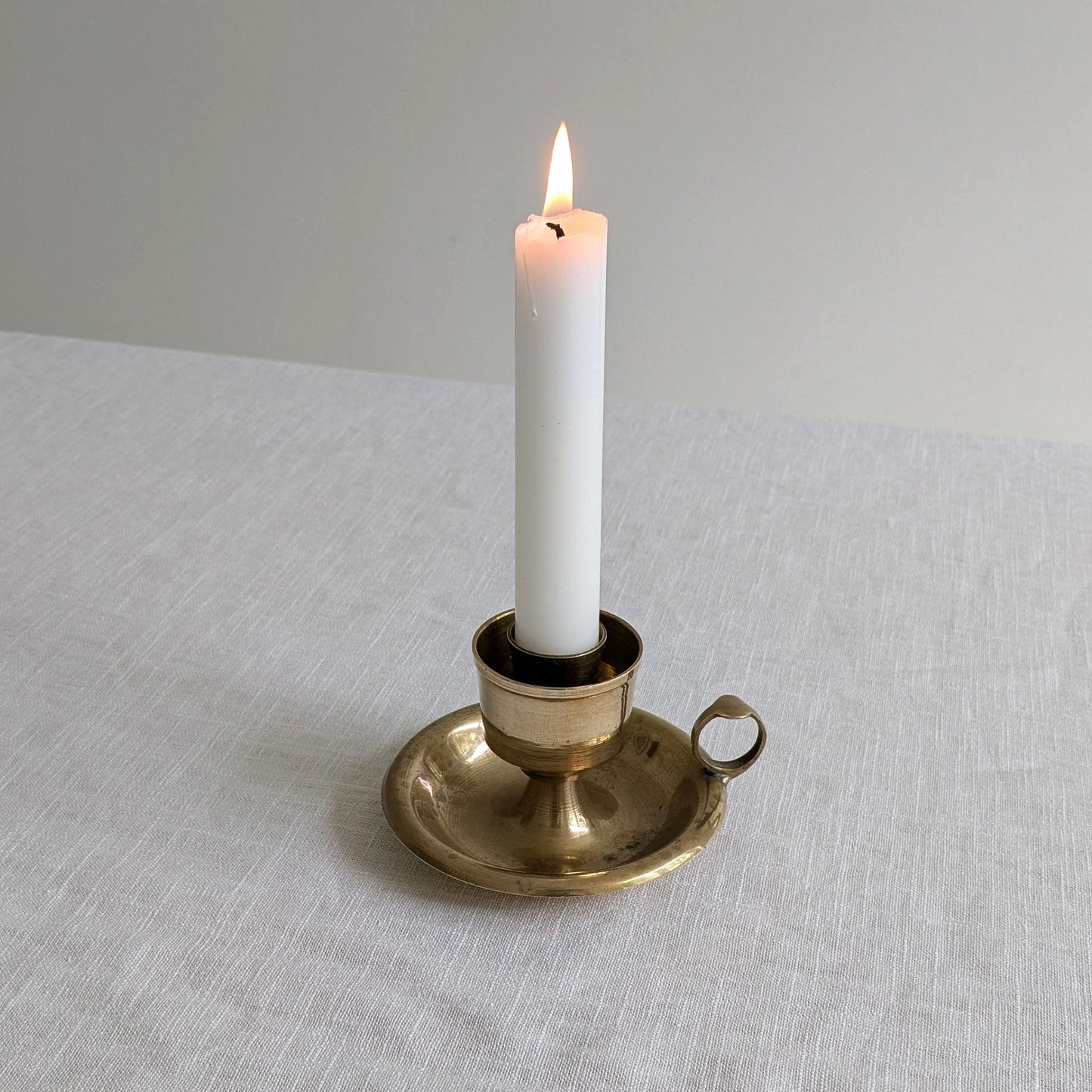 Vintage Brass Candle Holder