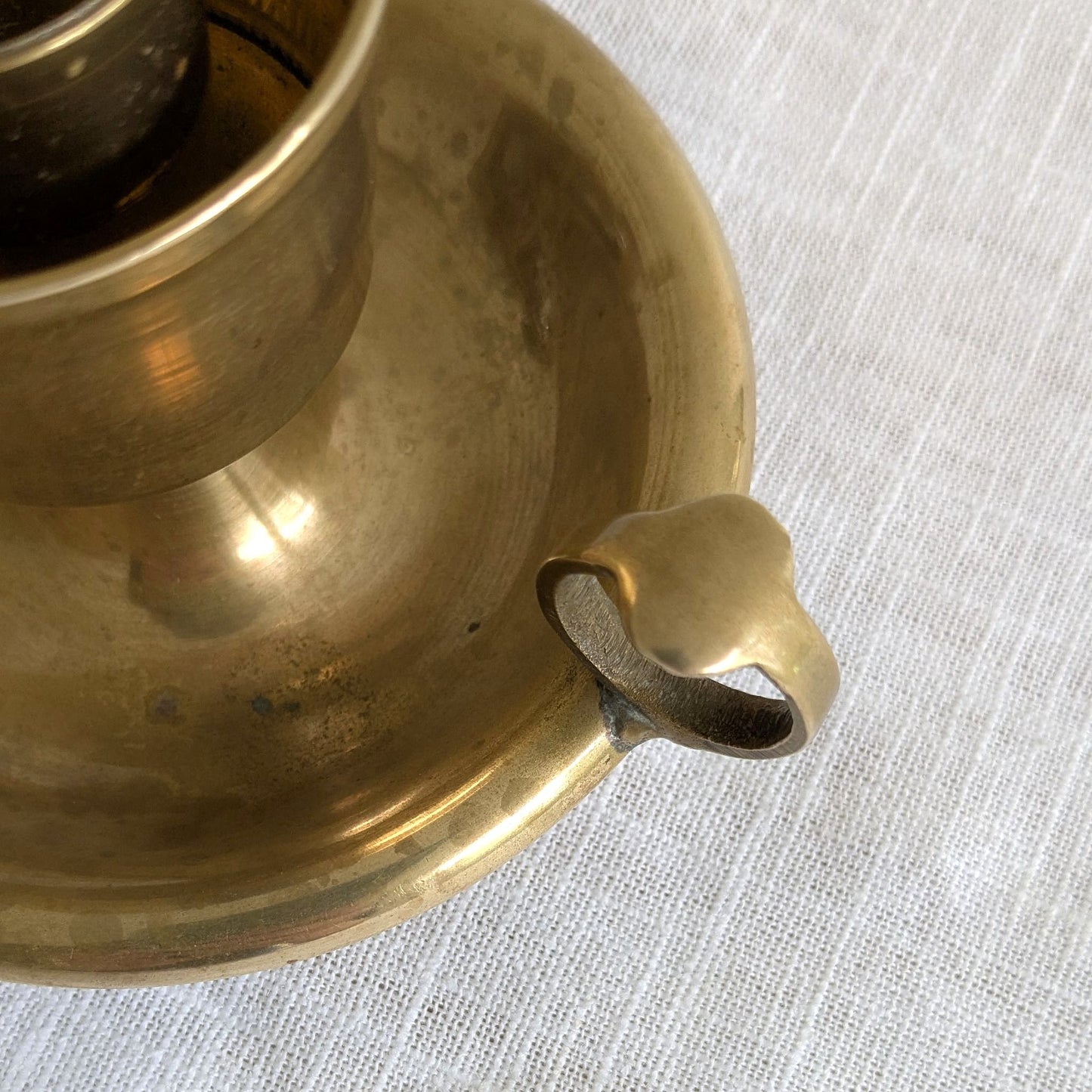 Vintage Brass Candle Holder