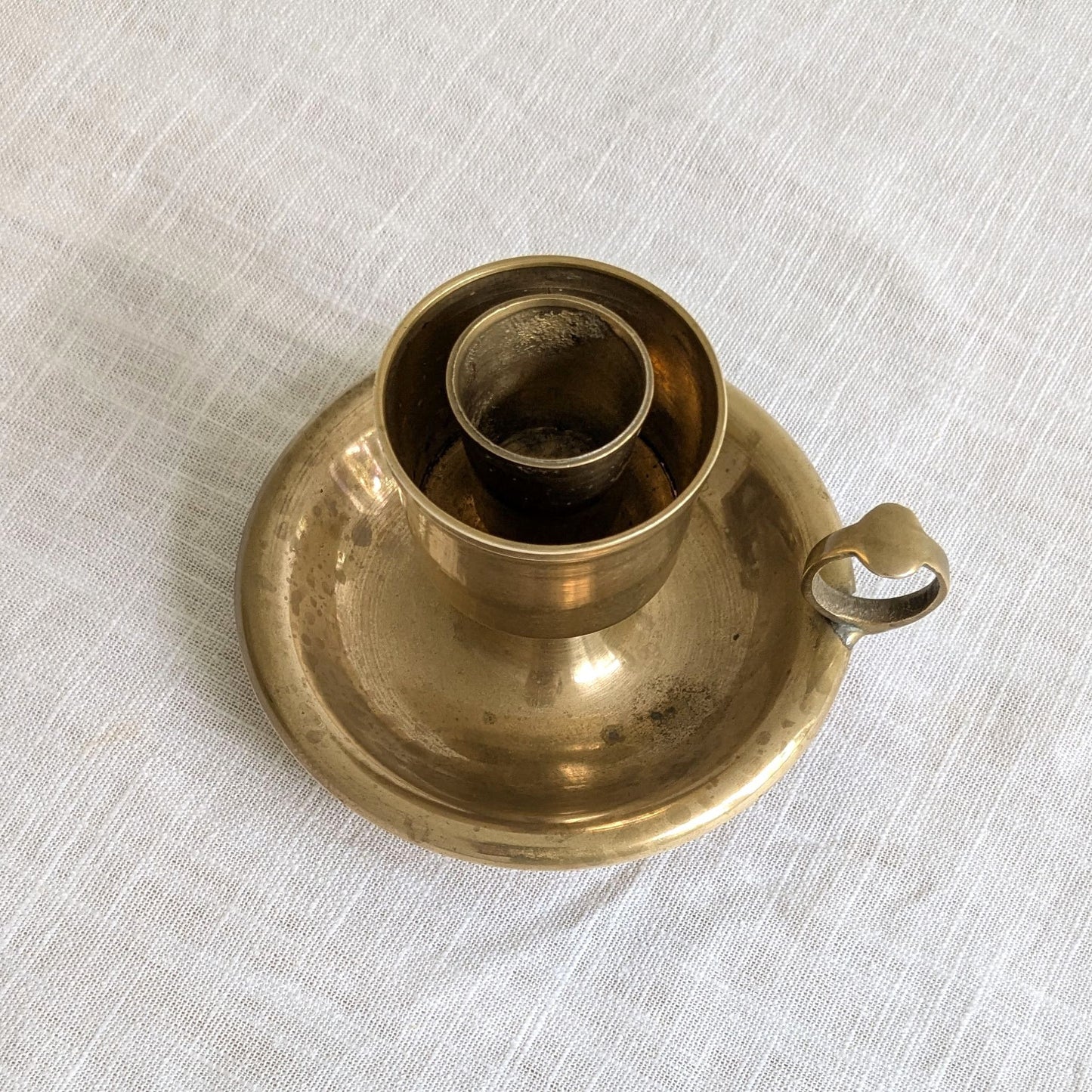 Vintage Brass Candle Holder