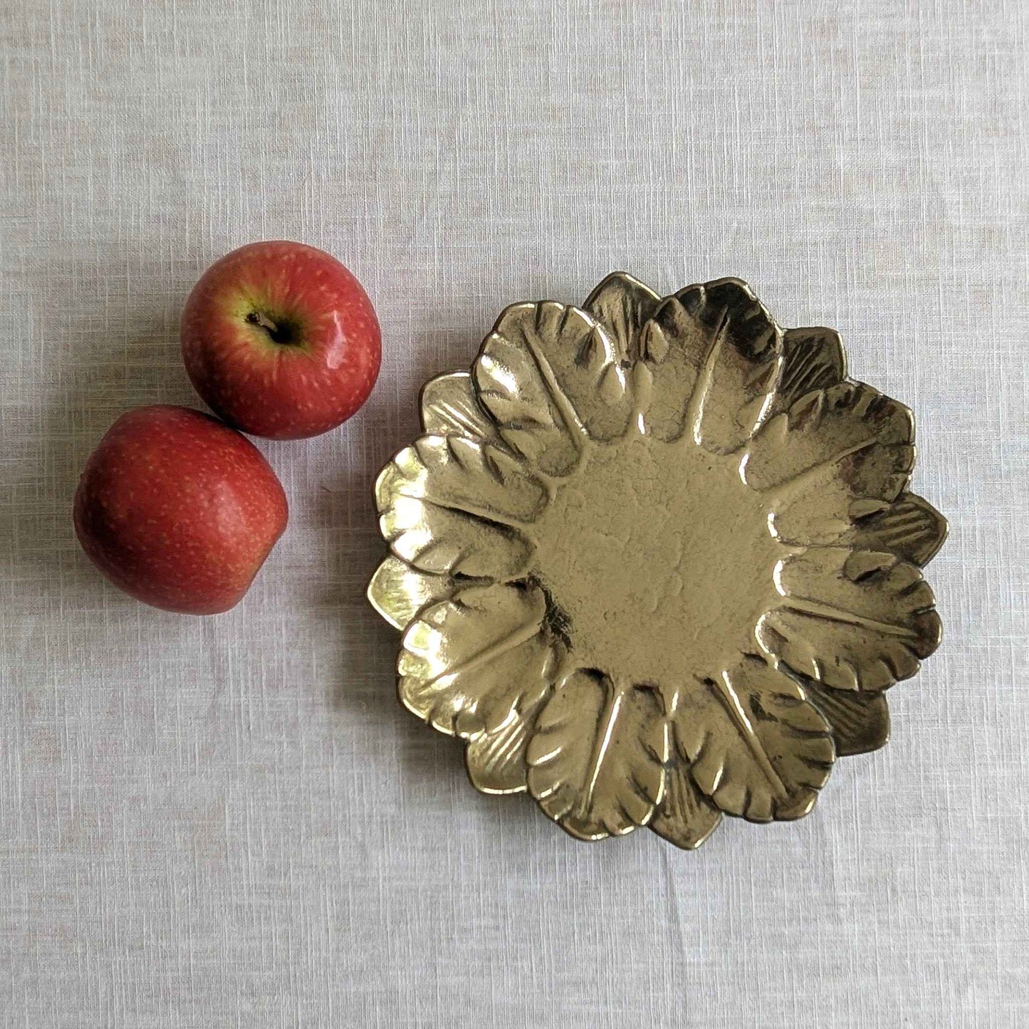 Brass Flower Dish
