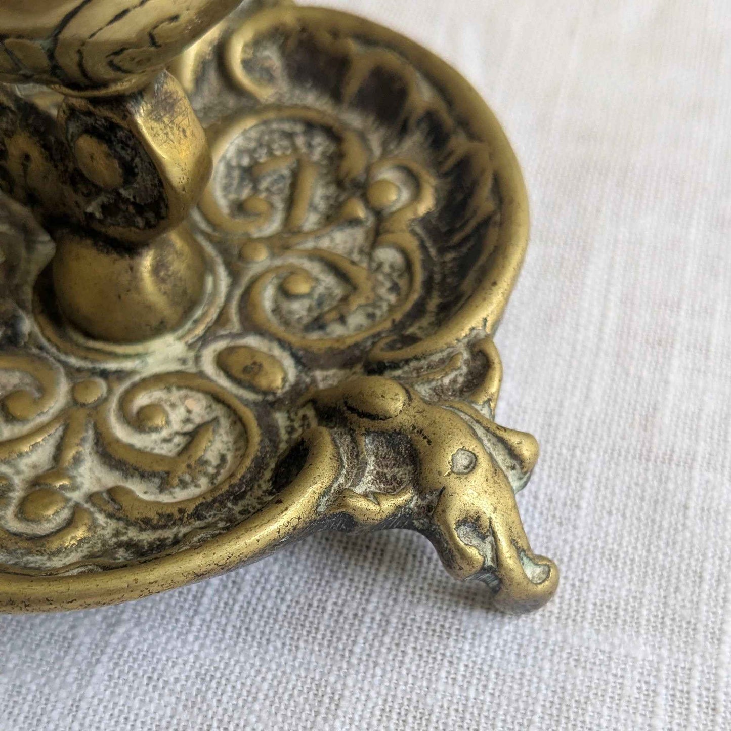 Ornate Brass Chamberstick