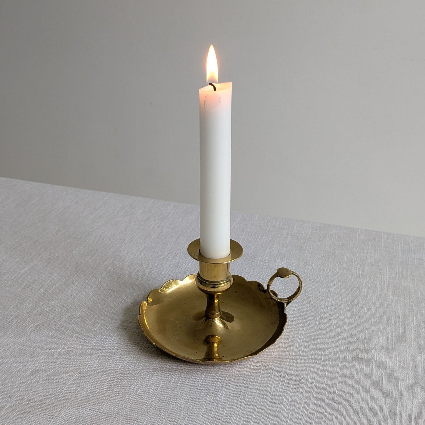 Scalloped Edge Chamberstick