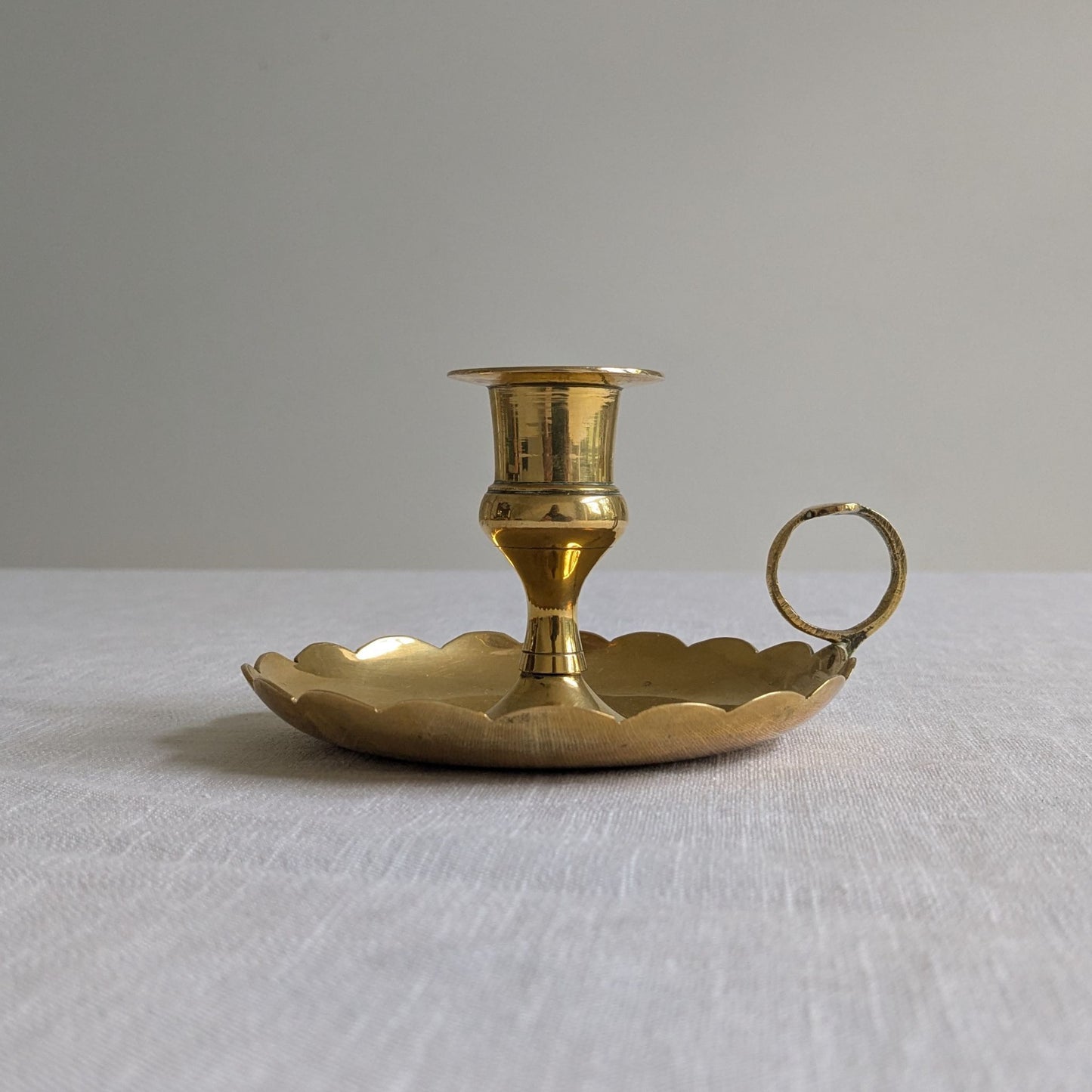 Scalloped Edge Chamberstick