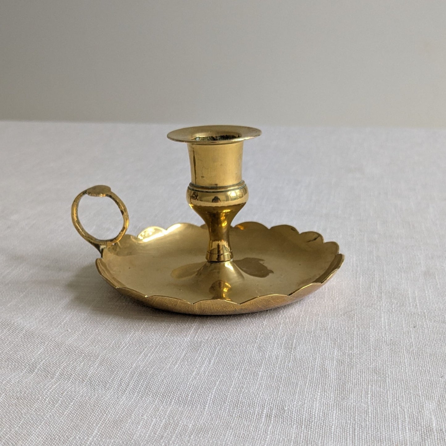 Scalloped Edge Chamberstick