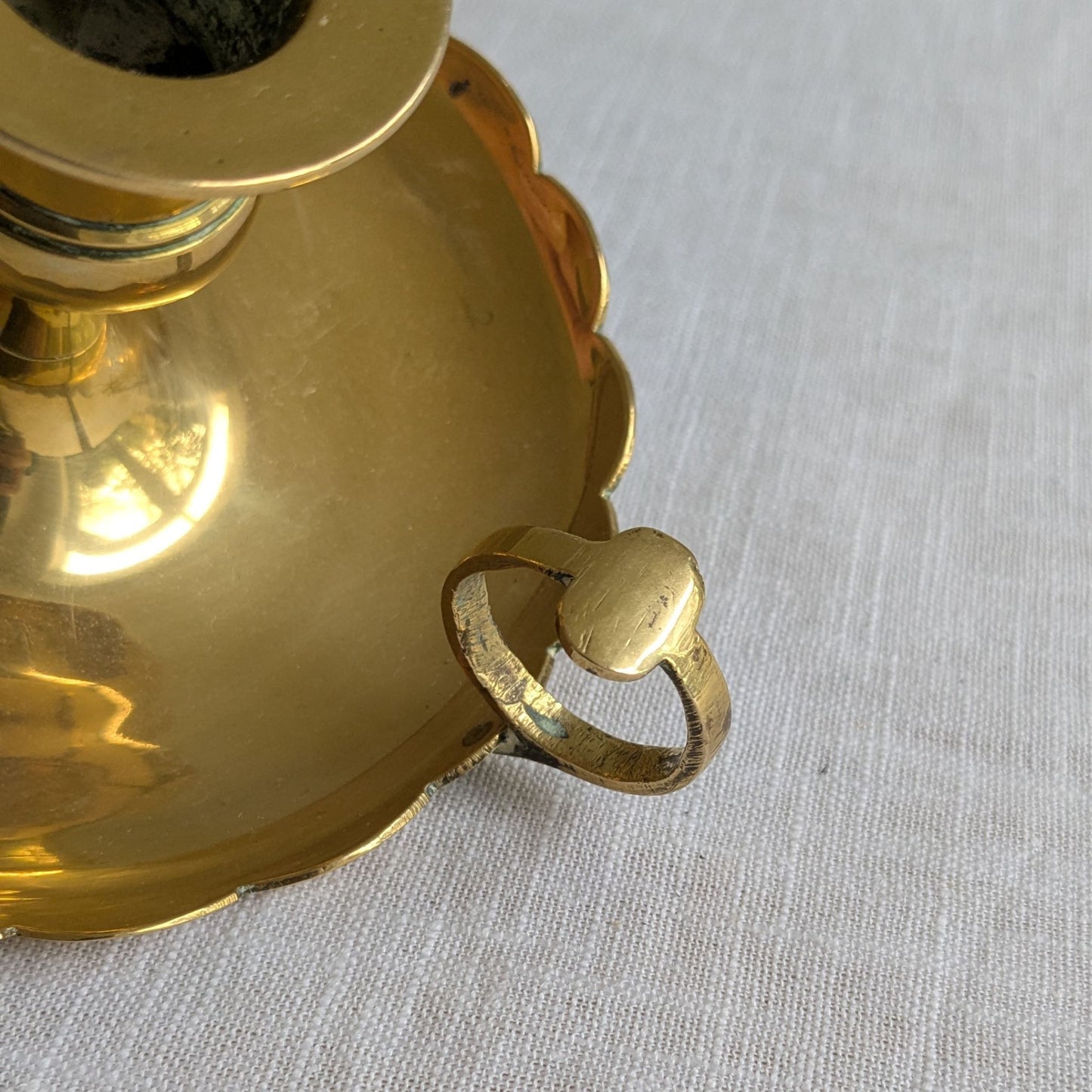 Scalloped Edge Chamberstick
