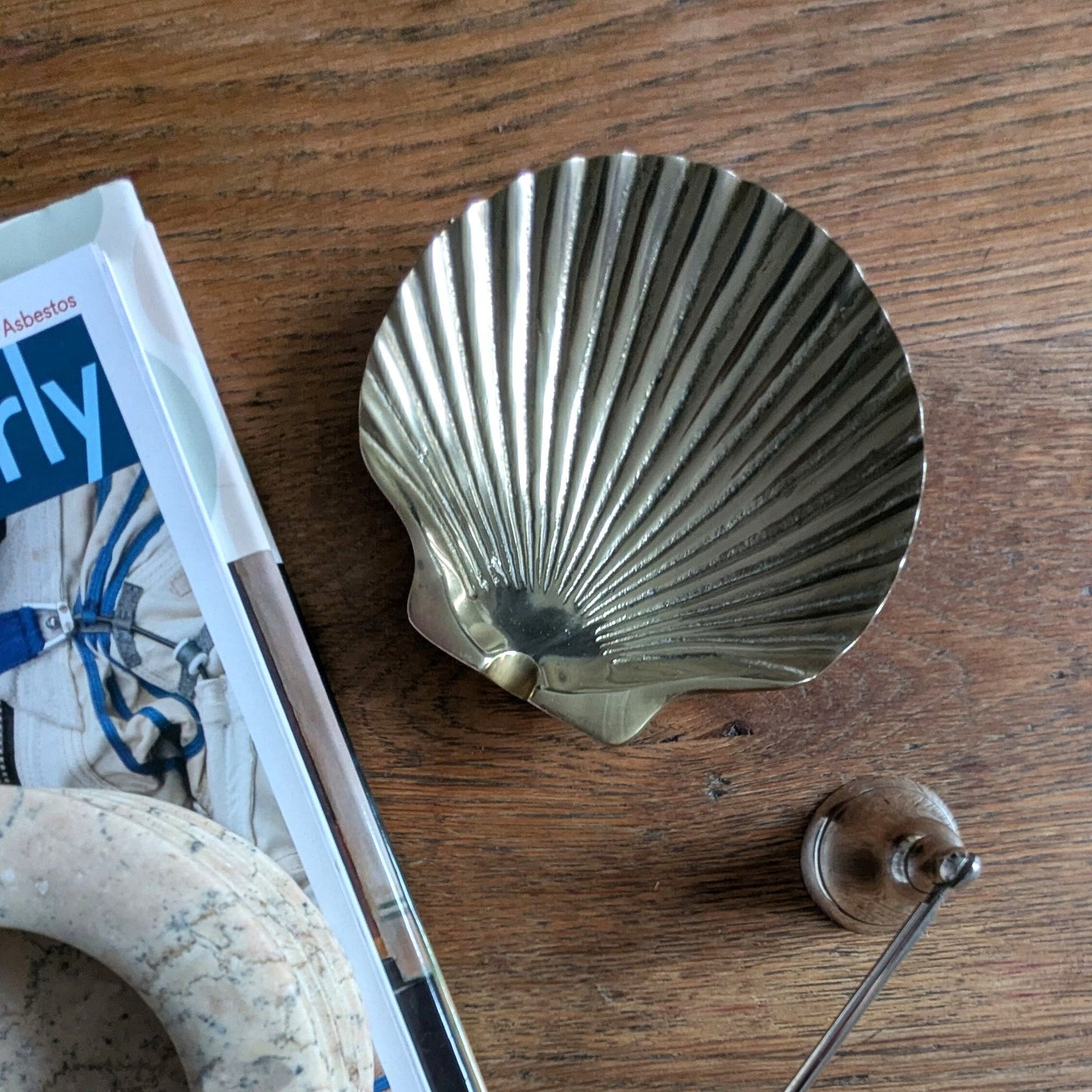 Mid Century Scallop Shell Dish