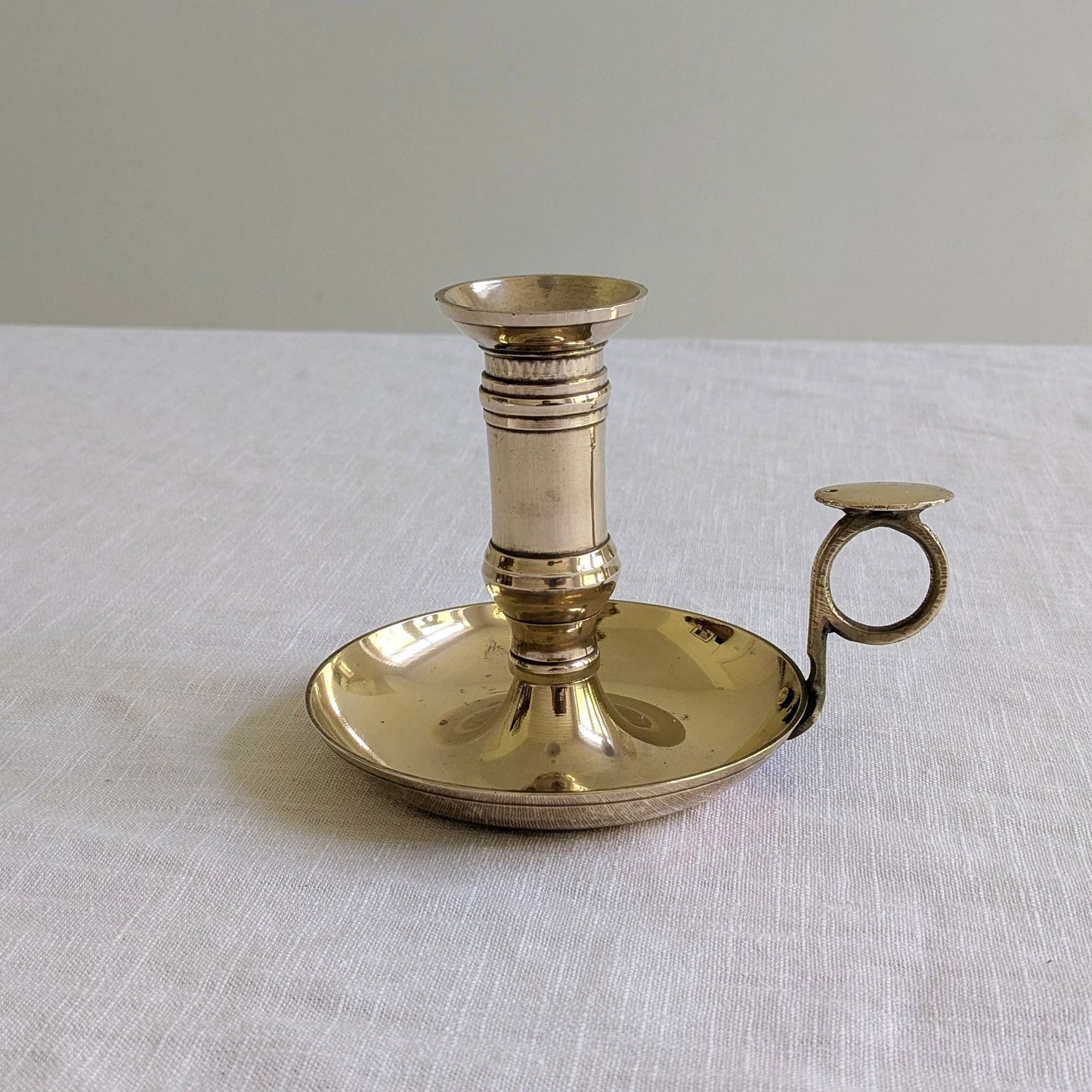 Tall Brass Chamberstick