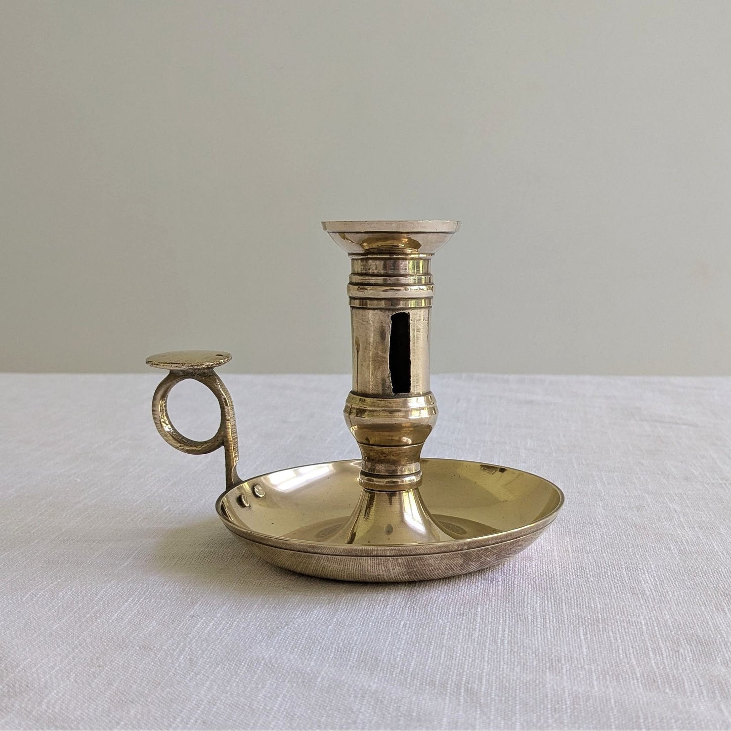 Tall Brass Chamberstick