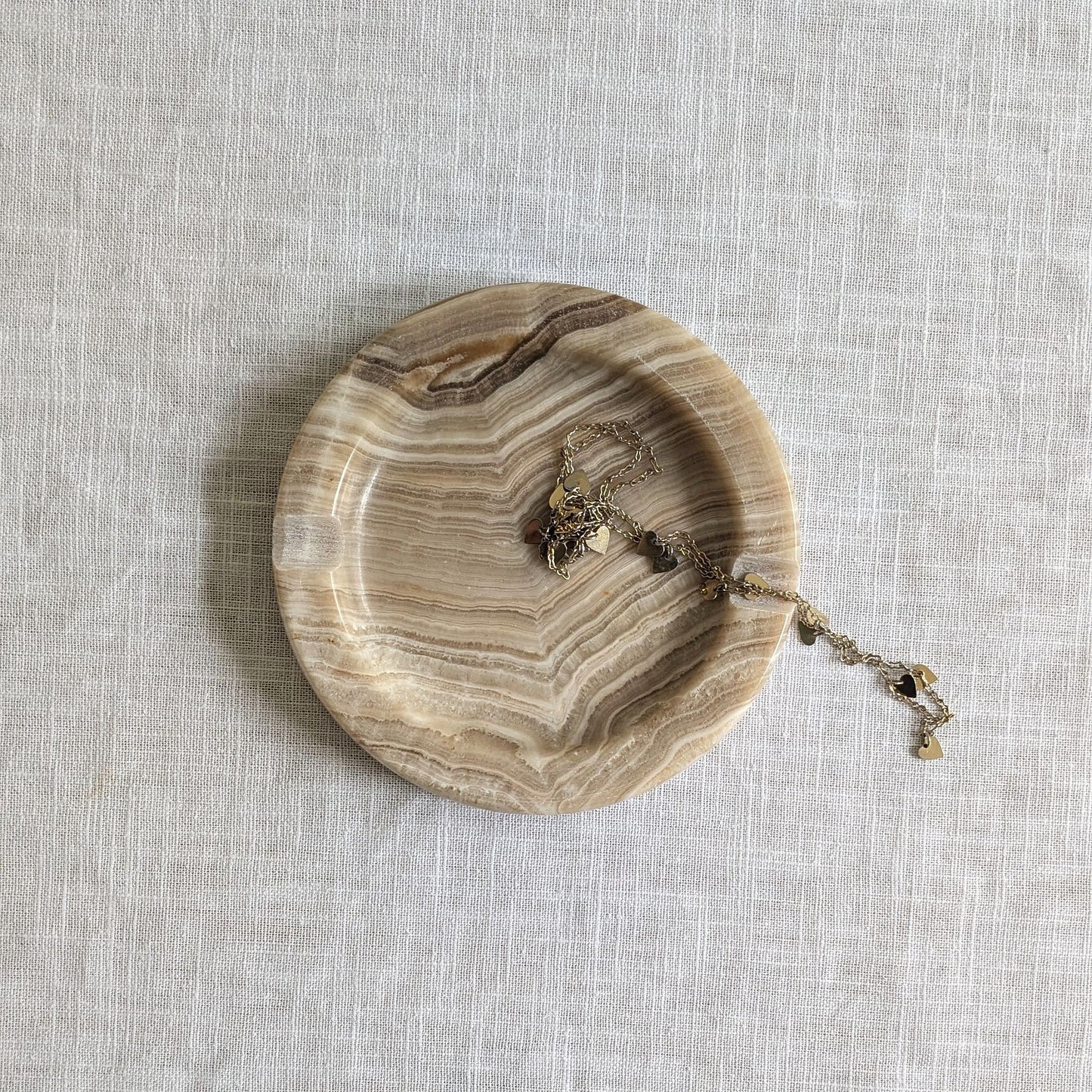 Taupe Onyx Ashtray