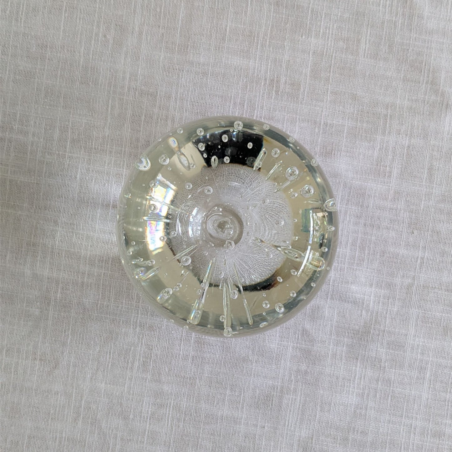 Apple Bubble Paperweight