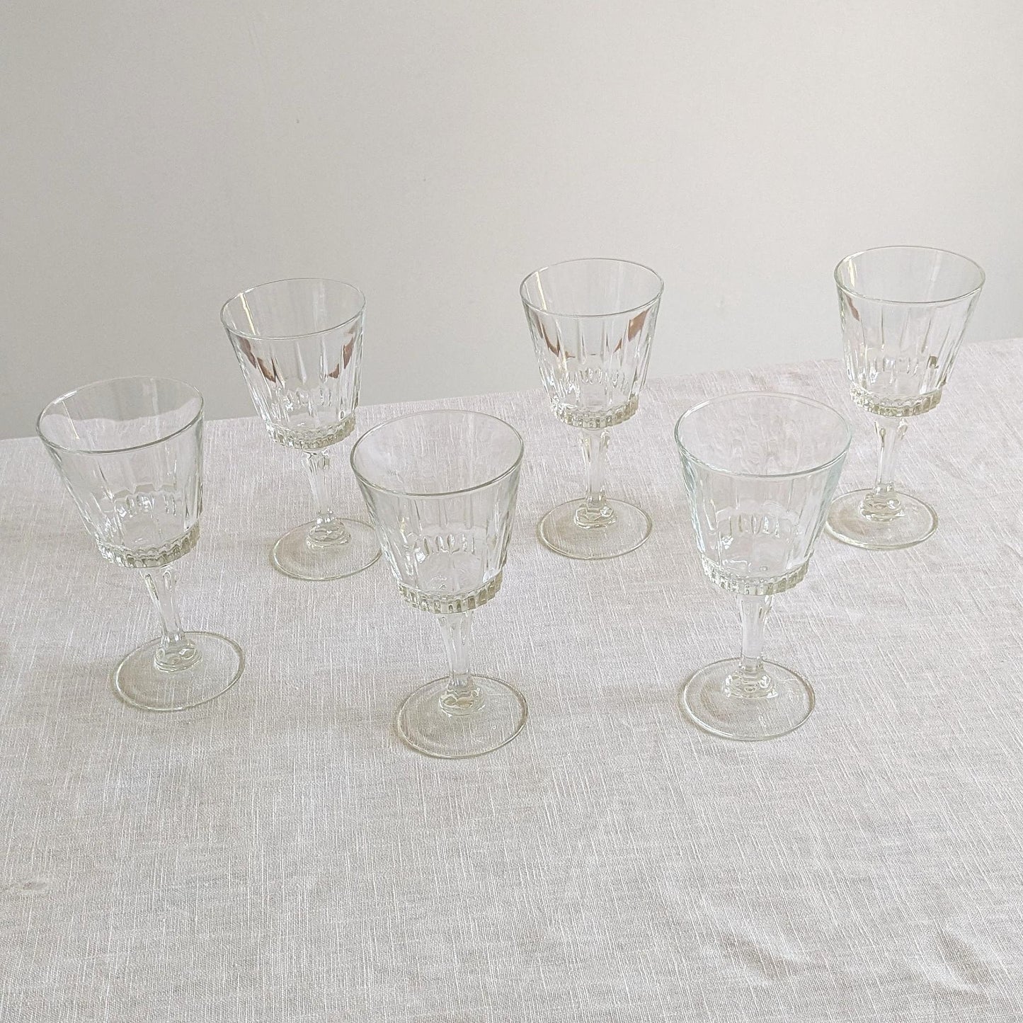 Vintage French Wine Glasses