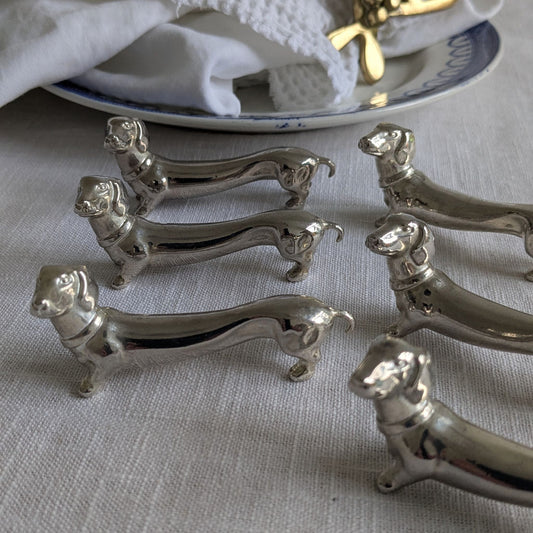 French Dachshund Knife Rests