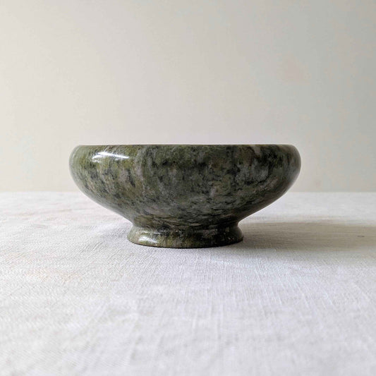Antique Green Marble Dish