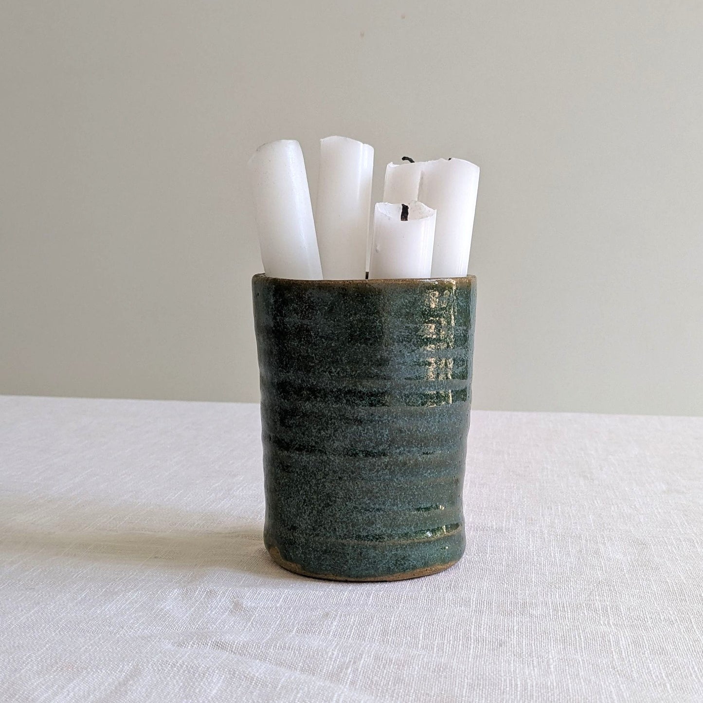 Green Studio Storage Pot