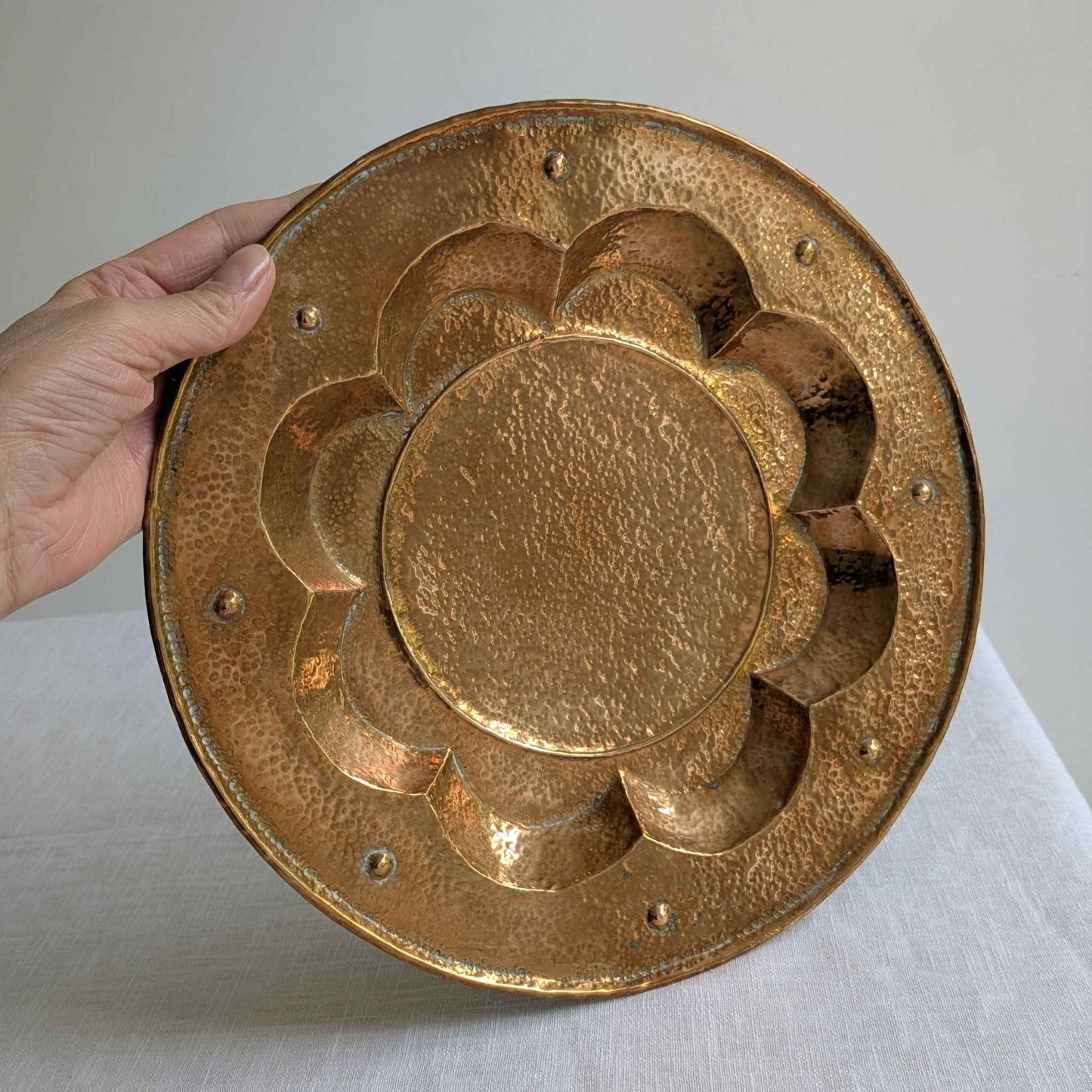 Arts & Crafts Copper Tray