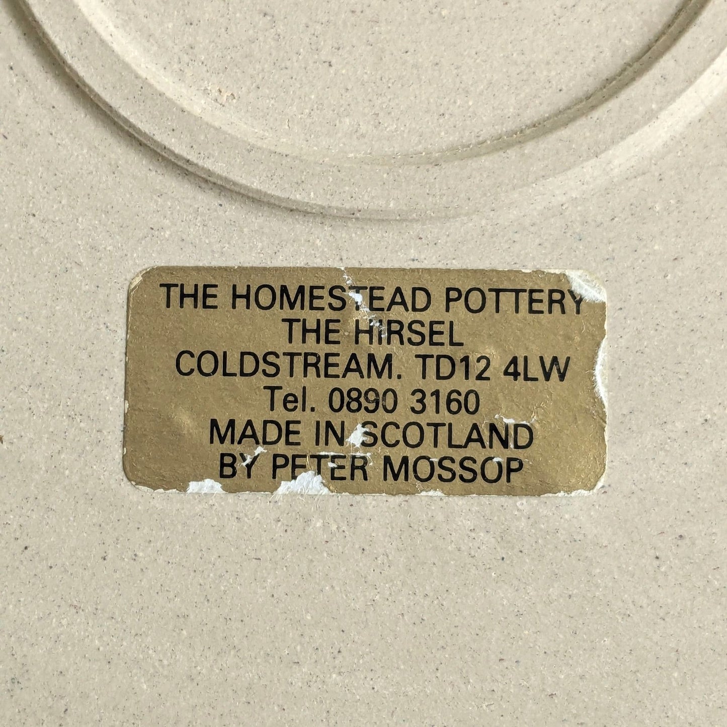 Peter Mossop Studio Pottery Bowl
